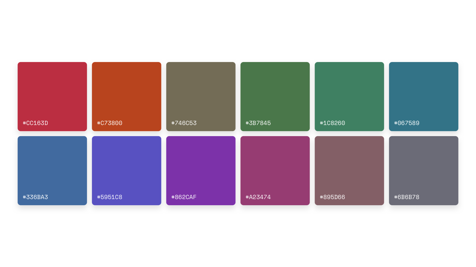 Conversation color palette